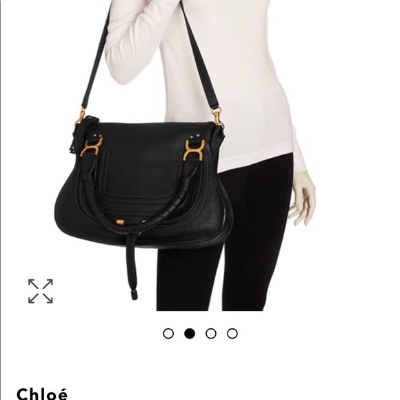 Chloe Marcie Medium Leather Satchel - Picture 5 of 7